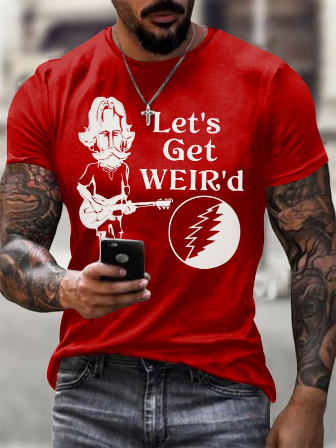 Men's RIP Print Casual Printed T-shirt