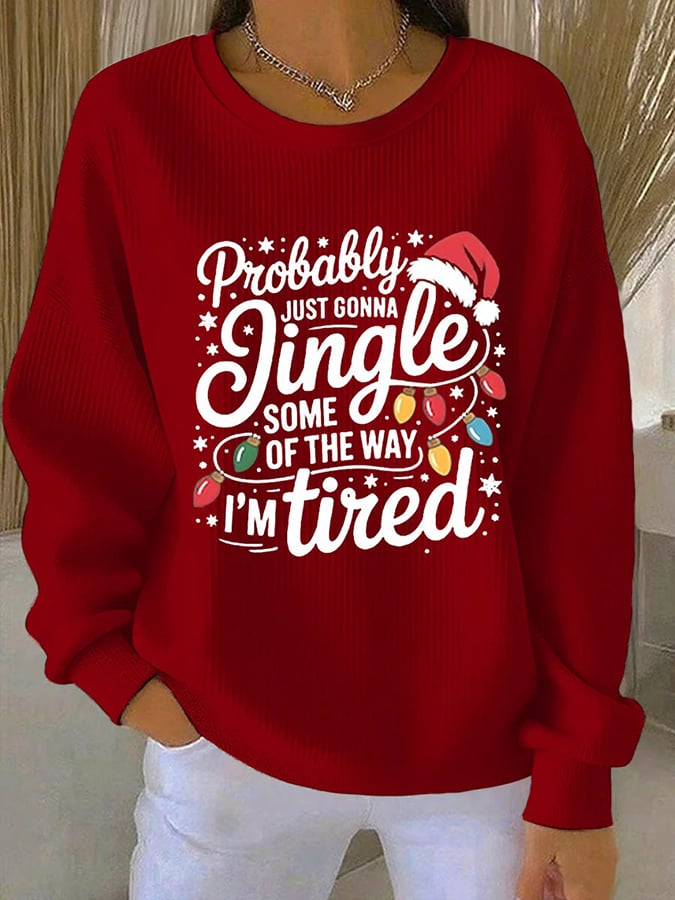 Women's Christmas Printed Sweatshirt