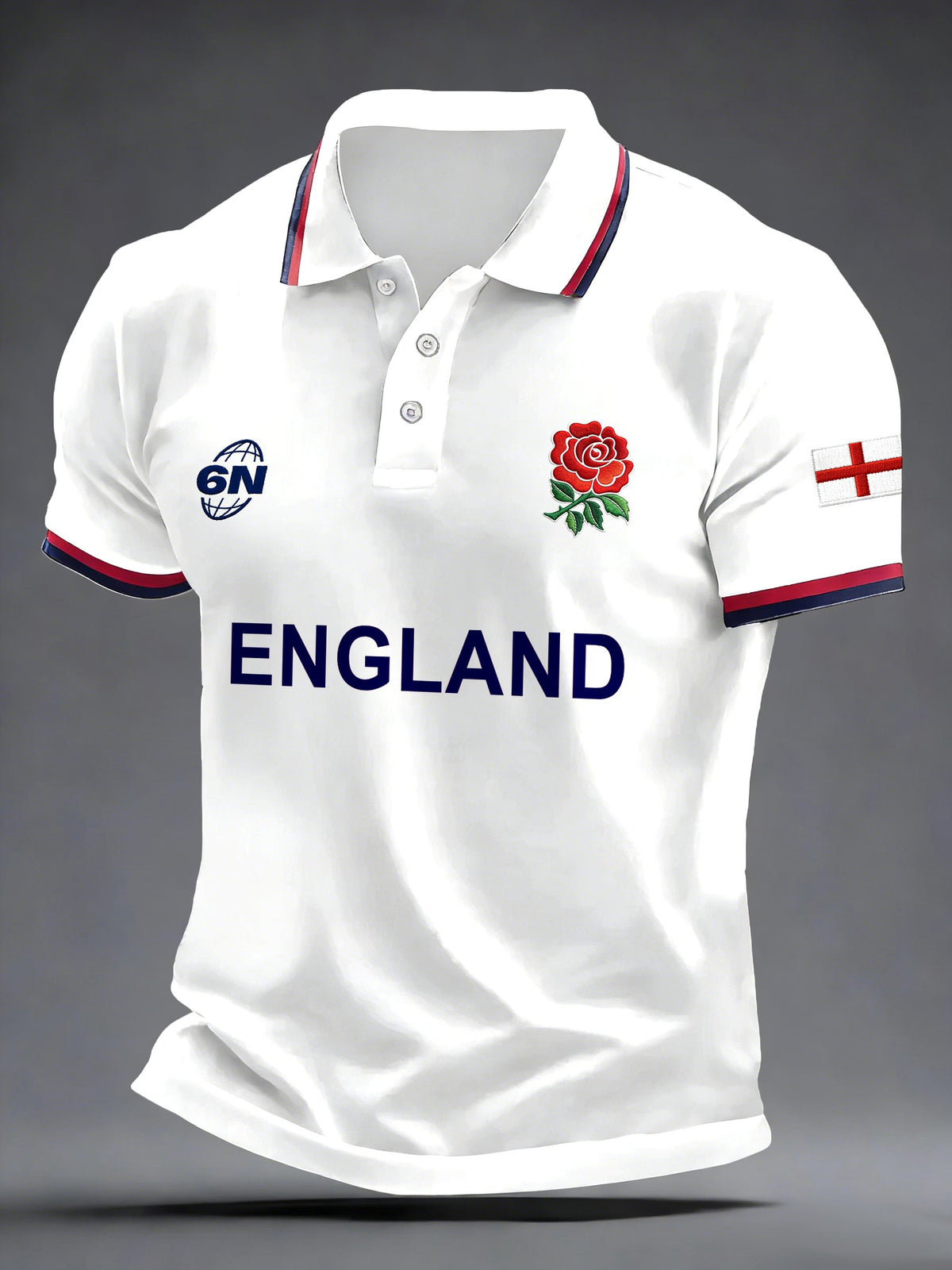 Men's Football Print Polo Shirt