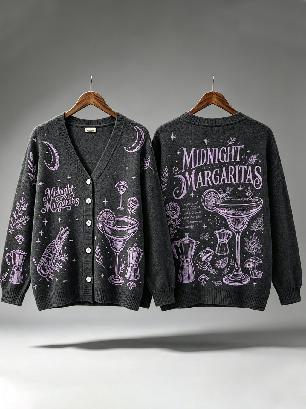 Women's Midnight Margaritas Printed Cardigan