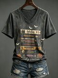Women's Halloween Casual Art Printed T-shirt