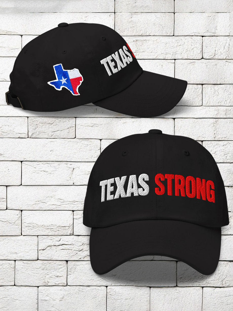 Texas Strong Print Baseball Cap
