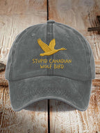 Unisex casual Hockey Romance washed cotton hat