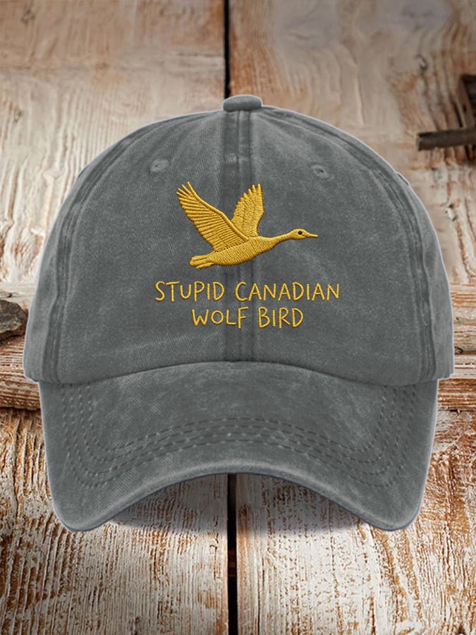 Unisex casual Hockey Romance washed cotton hat