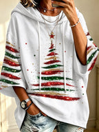 Women's Casual Printed Loose Sweatshirt