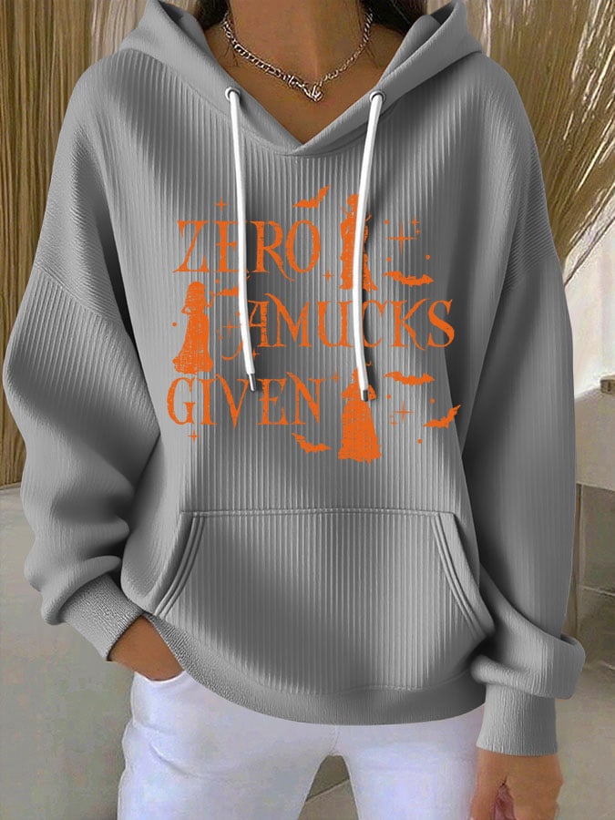Women's Halloween Print Casual Hoodie