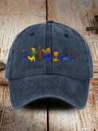 Retro Animals Print Baseball Cap