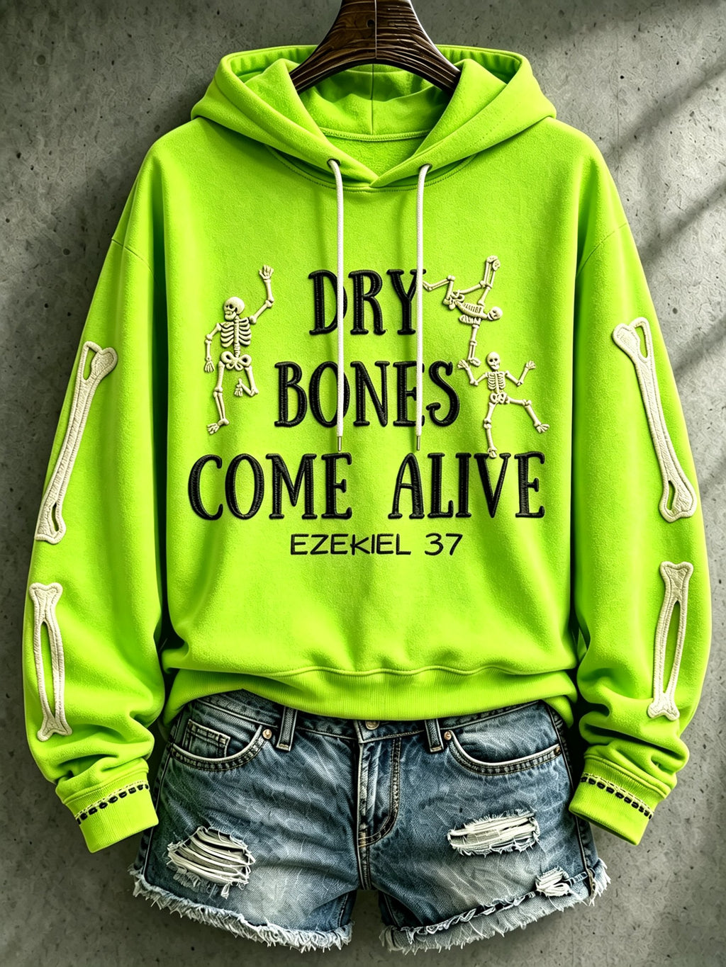 Women's Casual Printed Hooded Sweatshirt