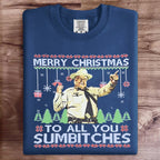 Merry Christmas To All You Art Print Sweatshirt