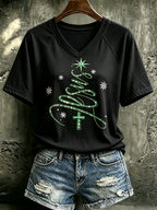 Women's Christmas Print Top