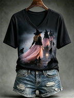 Women's Casual Print Short-Sleeve T-Shirt