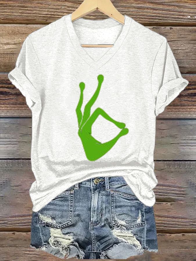 Women's Halloween Witch Print Casual T-Shirt