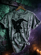 Women's Halloween Witch Print T-Shirt