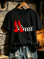 Women's Halloween Printed Casual T-Shirts
