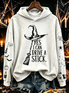 Women's Halloween Print Hoodie