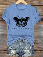 Women's Singer-Print Casual Short-Sleeved T-Shirt