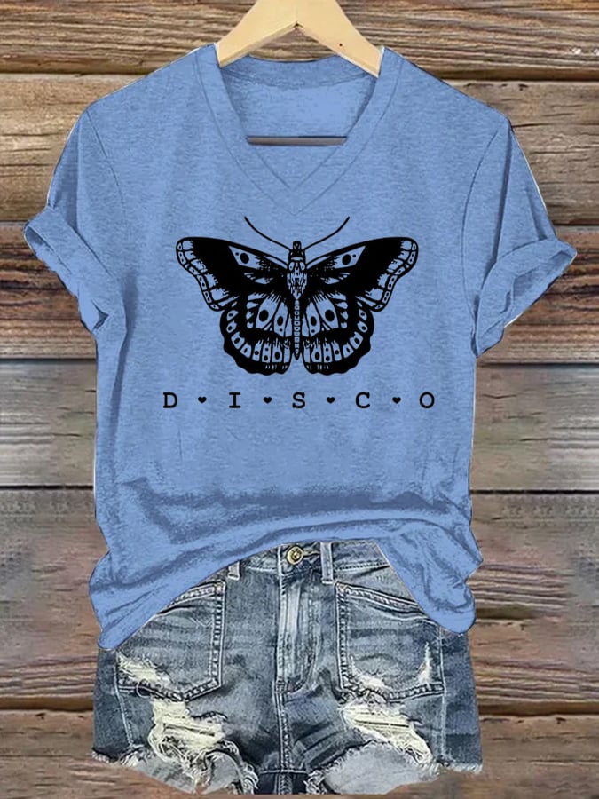 Women's Singer-Print Casual Short-Sleeved T-Shirt