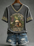 Women's Some Only Once Print Round Neck Short Sleeve T-shirt