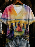 Women's Witch-Print T-Shirt