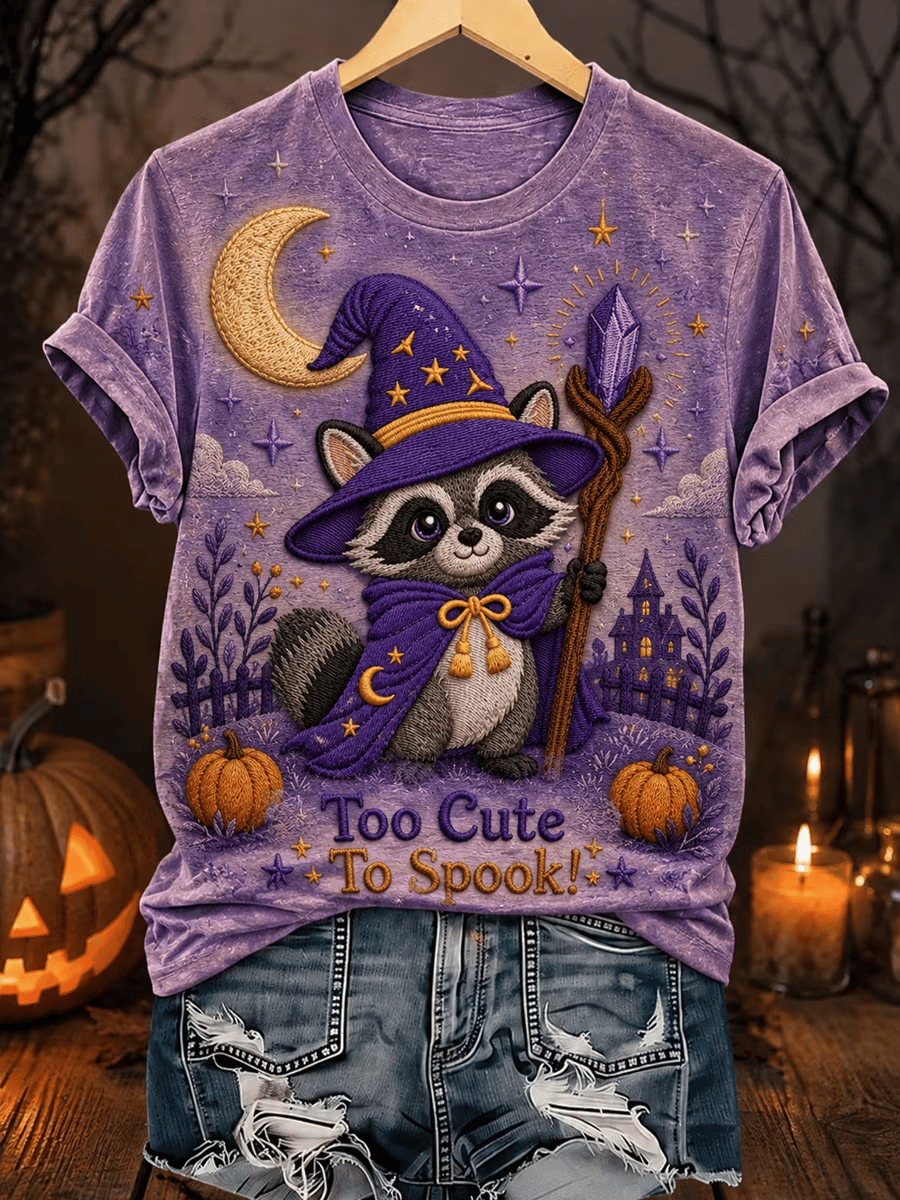 Women's Vintage Halloween Print Top