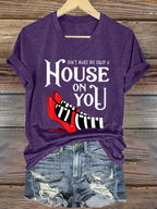 Women's Halloween Printed Casual T-Shirt