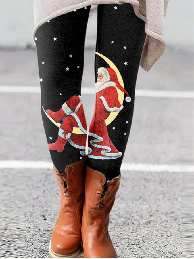Christmas Print Leggings