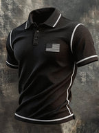 Men's Retro Comfort Denim Polo Shirt
