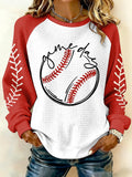 Women's Retro Baseball Game Day  Sweatshirt