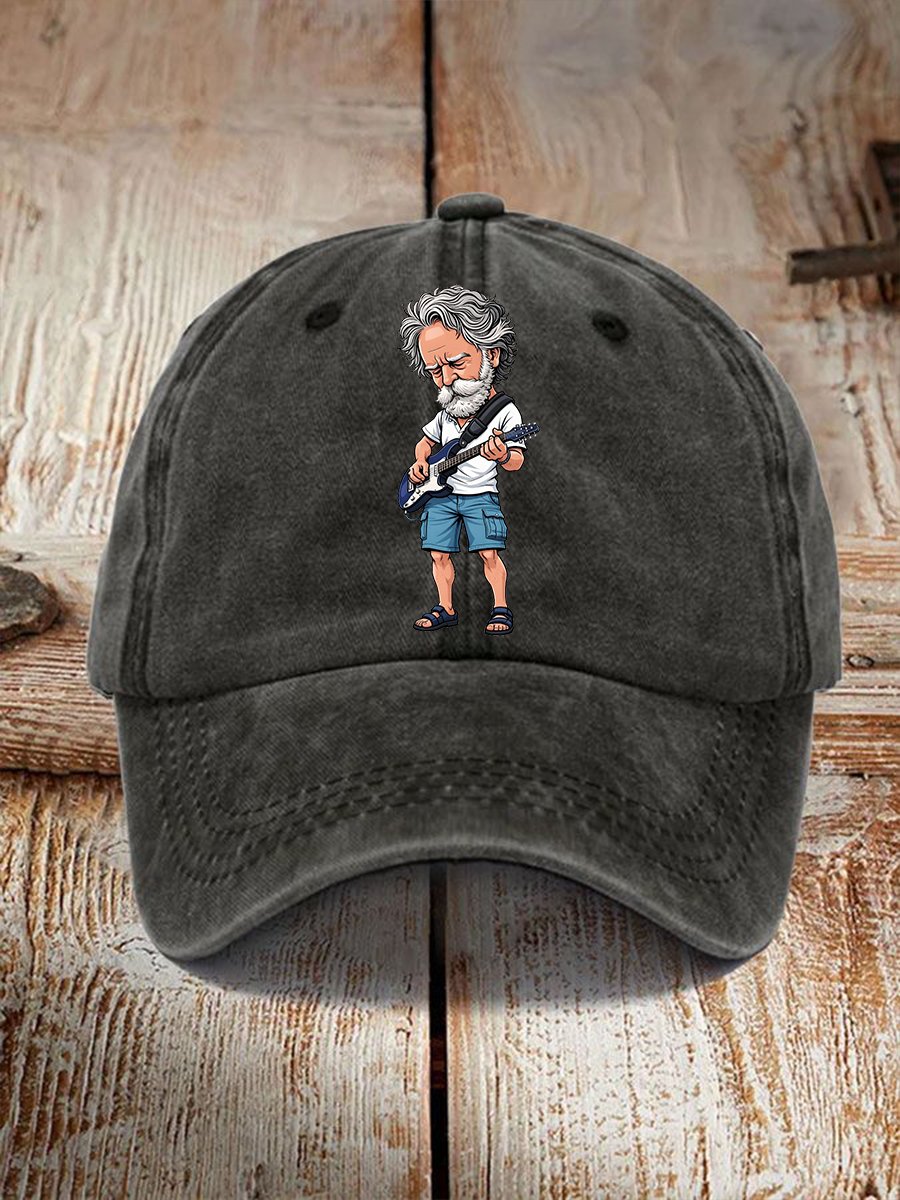 Unisex RIP Bob Weir Print Casual Hat