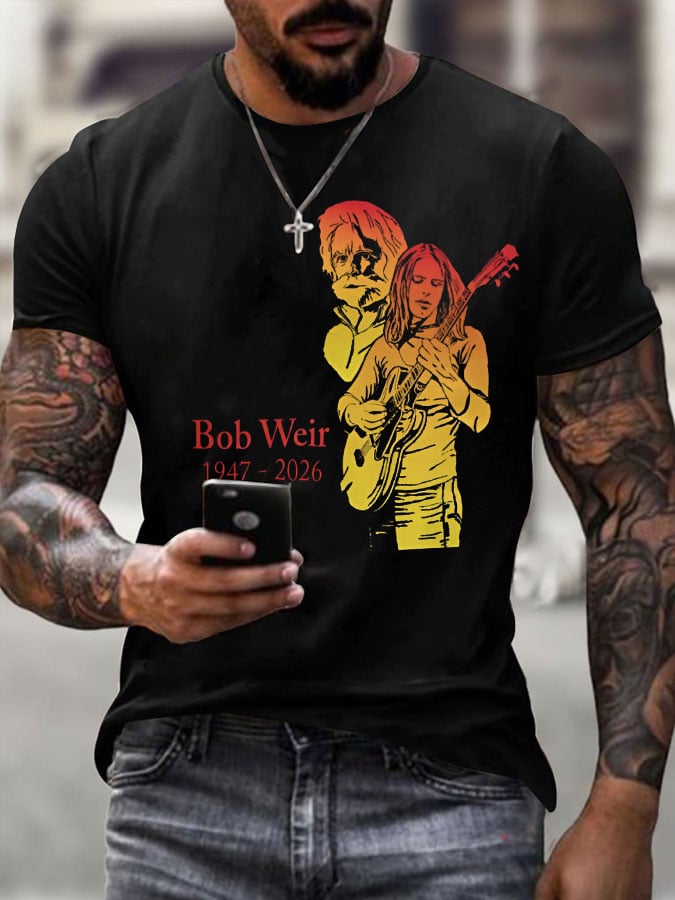 Men's Vintage Casual Commemorative Printed T-Shirt