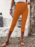 Women's Casual Versatile Solid Color Liggings