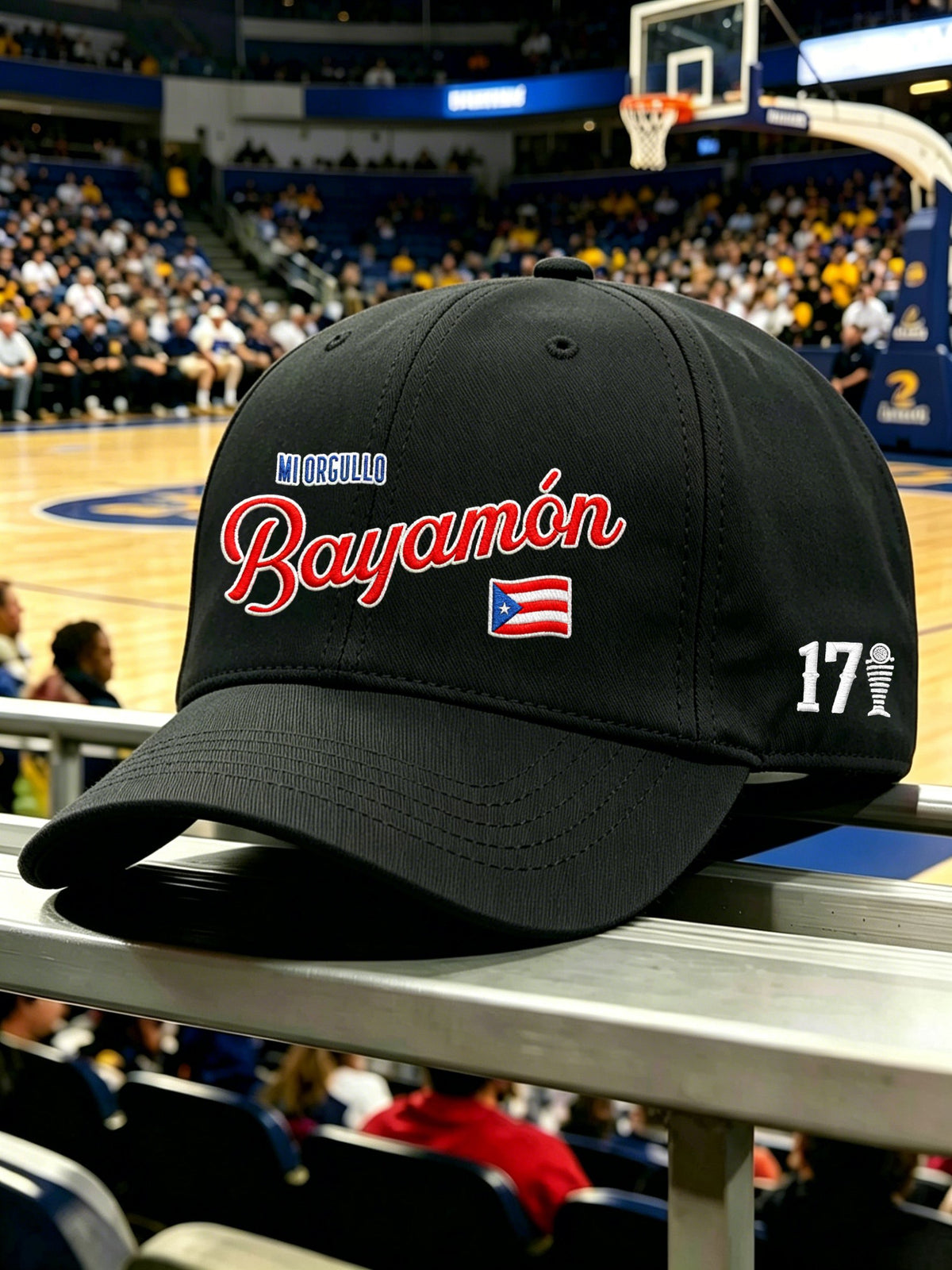 Puerto Rican Basketball Printed Cap