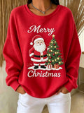 Women's Christmas Print Sweatshirt