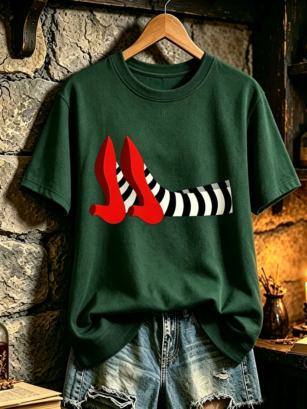 Women's Halloween Printed Casual T-Shirts