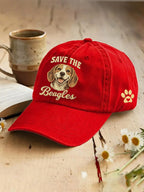 Unisex Save The Beagles Printed Hat