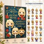 2026 Dolly Parton 24-Day Countdown Christmas Advent Calendar Blind Box Christmas Tree Ornaments