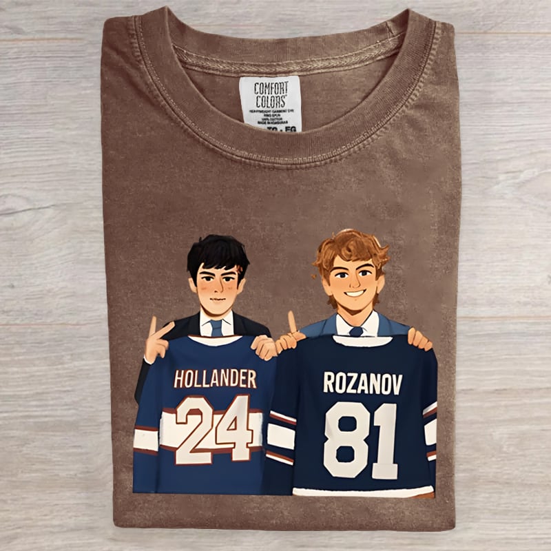 24 81 Heated Rivalry Hockey Gay Art Print T-Shirt