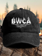 Retro Save The BWCA Save Boundary Waters Canoe Area Wilderness Print Baseball Cap