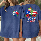 Puerto Rico Printed Retro T-shirts