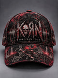 Unisex hat featuring an artistic print with a music and leisure vibe.
