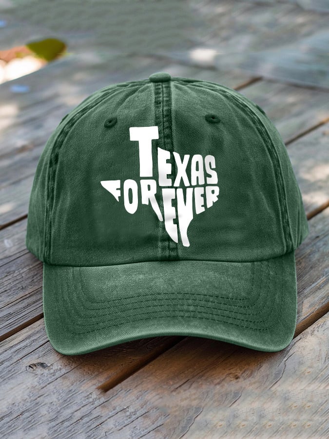 Unisex Texas Forever Print Hat