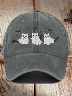 Cute Cat Animal Print Vintage Baseball Cap