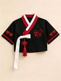 Women Concert-Inspired Jeogori Hanbok Top With Tassel