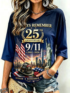 Women's 9/11 Memorial Graphic Top