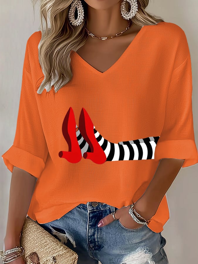 Women's Halloween Print T-Shirt