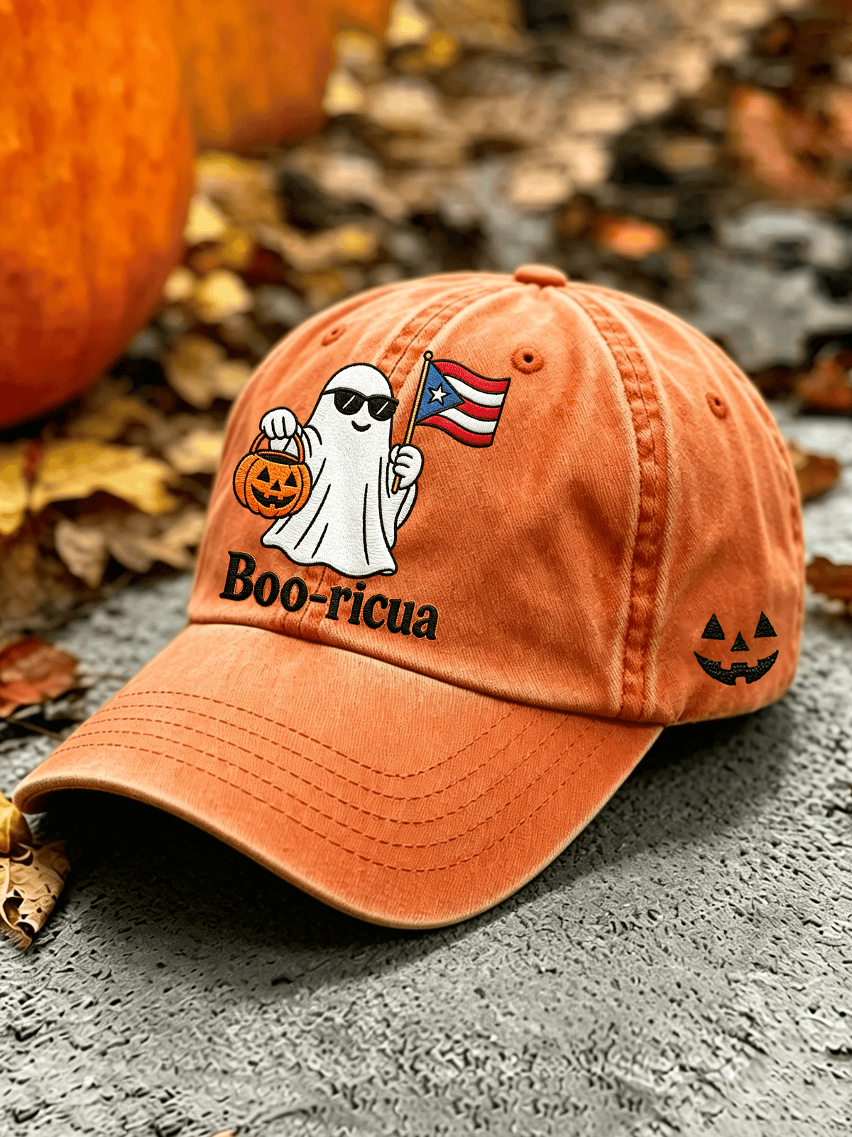 Unisex Halloween In Puerto Rico Printed Baseball Cap