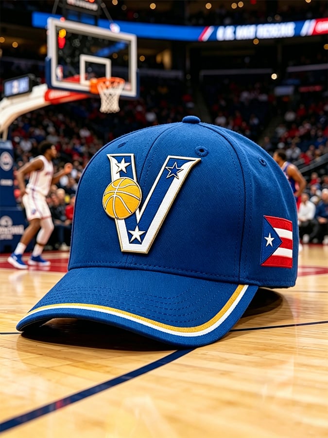 Puerto Rican Basketball Printed Cap