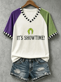 Women's Halloween Musical Inspired Printed Casual Tops