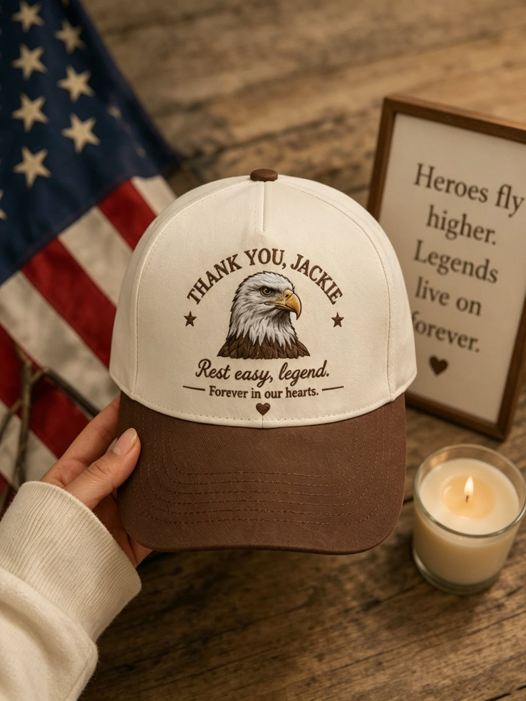 🔥🔥2nd 50% Off 🔥🔥Unisex Jackie The Eagle Printed Hat