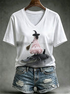 Women's Casual Print Short-Sleeve T-Shirt